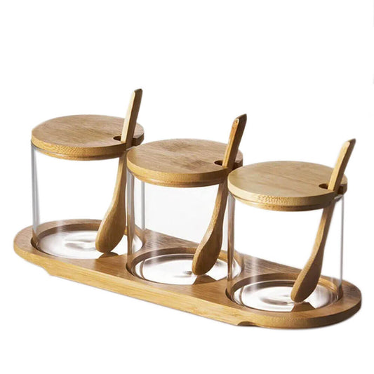 Hector Stacking Canisters With Rack Set